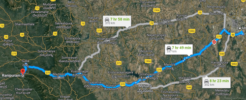 Bangalore to Ranipuram | Plan the Unplanned
